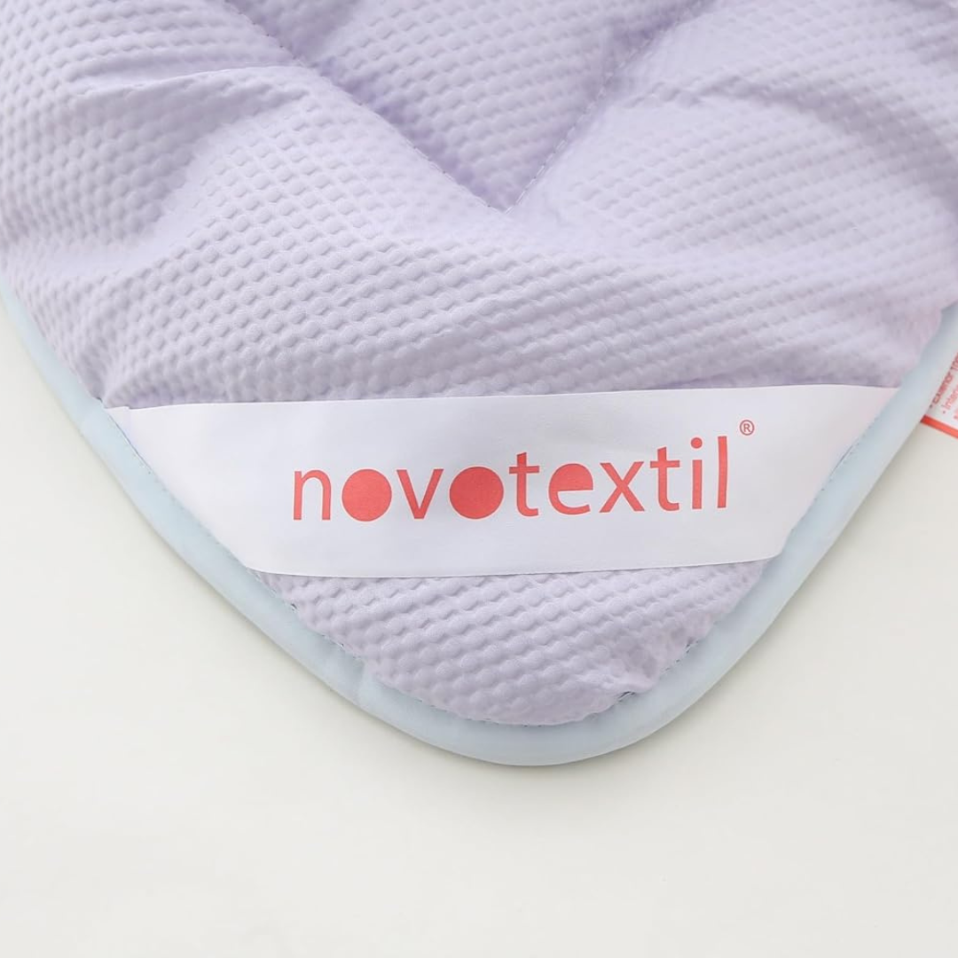 Novotextil- Couette bicolore. microfibre. Densité 350gr/m2 Biege