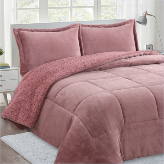 Couette Agneau "Lucas" CP Rose